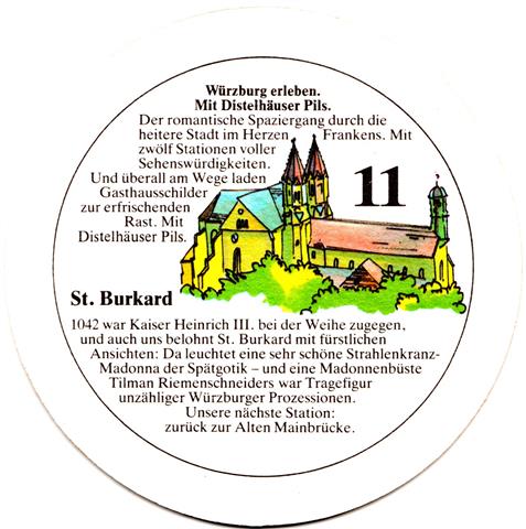 tauberbischofsheim tbb-bw distel wrz 9b (rund215-11 st burkard)